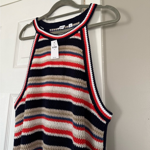 GAP Multi color High Neck Sweater Tank Top NEW $45 retail - Picture 4 of 8